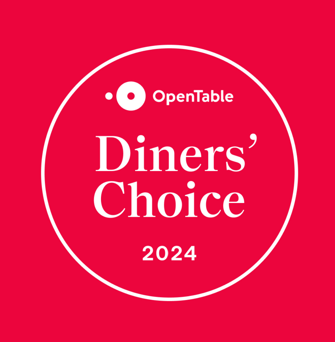 Open Table - Diners' Choice 2024