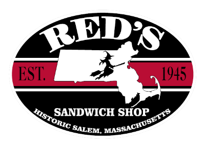 Red's Sandwich Shop logo scroll