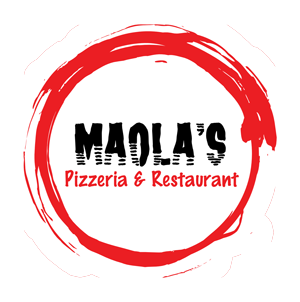 Maola's Pizzeria & Restaurant logo scroll