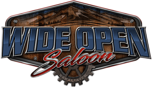 Wide Open Saloon logo top - Homepage