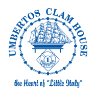 Umberto’s Clam House logo top - Homepage