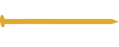 The Rusty Nail Bar and Grill logo scroll