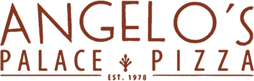 Angelo's Palace Pizza logo scroll
