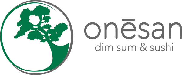 Onesan Sushi & Dim Sum logo scroll