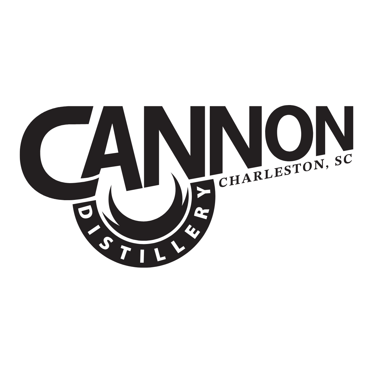 Cannon Distillery logo top