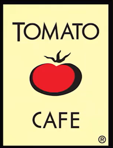 Tomato Cafe logo scroll