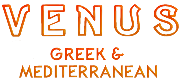 Venus Greek & Mediterranean logo scroll