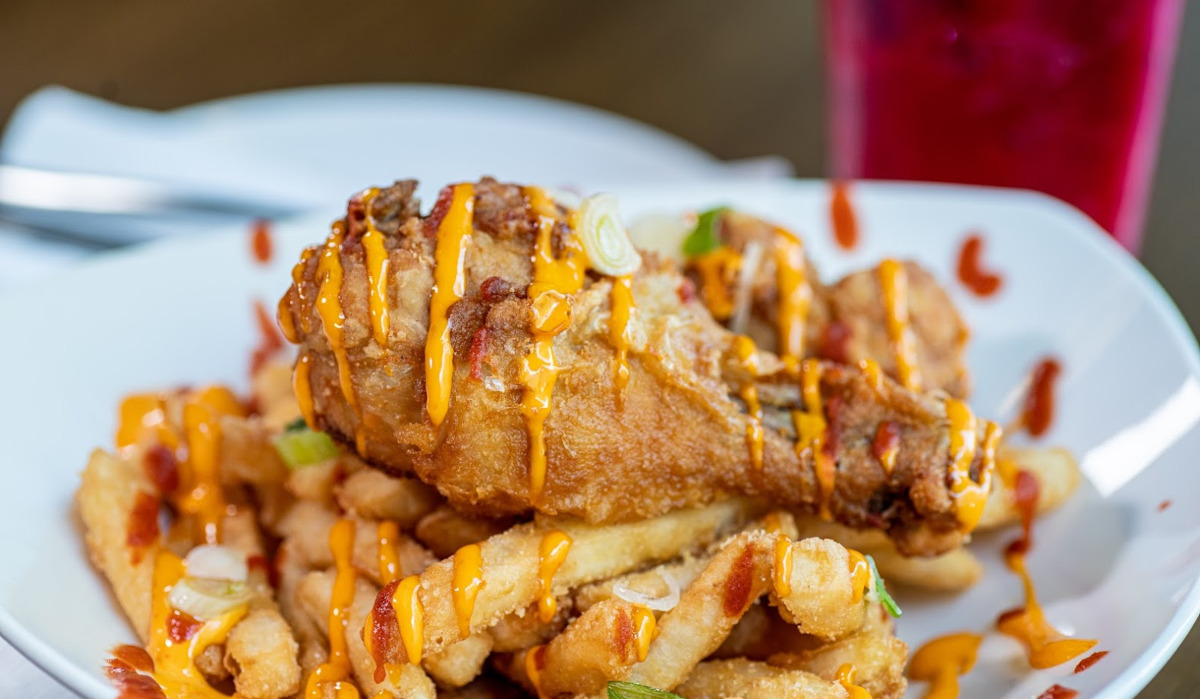 Chicken Drumsticks and Fries