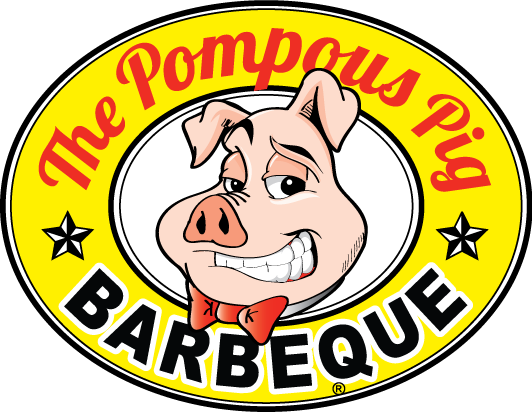 The Pompous Pig logo top