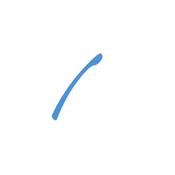 Blue's Bourbon & Brews logo scroll