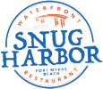 Snug Harbor Waterfront Restaurant logo scroll