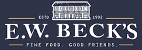 E W Beck's Restaurant & Pub logo scroll