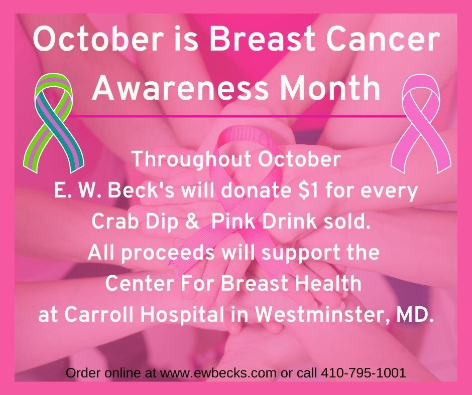 October is Breast Cancer Awareness Month flyer