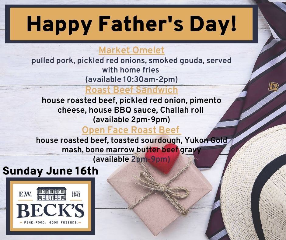 Father's day flyer