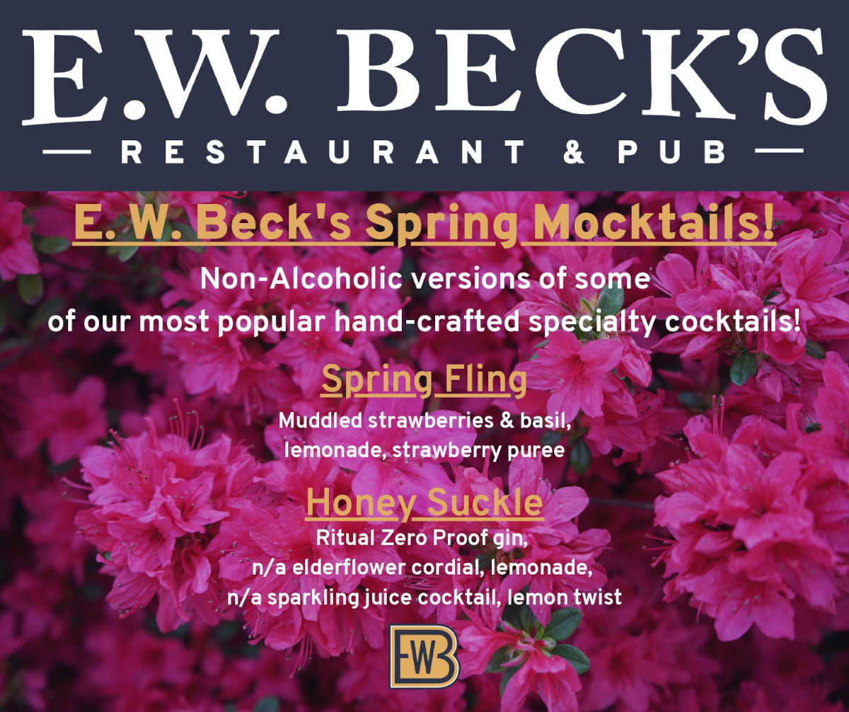 E. W. Beck's Spring Mocktails!
