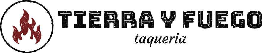 Tierra y Fuego Taqueria logo scroll