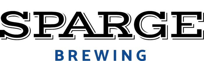 Sparge Brewing logo scroll