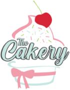 The Cakery logo scroll