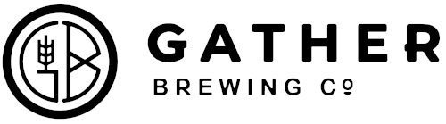 Gather Brewing Company logo scroll