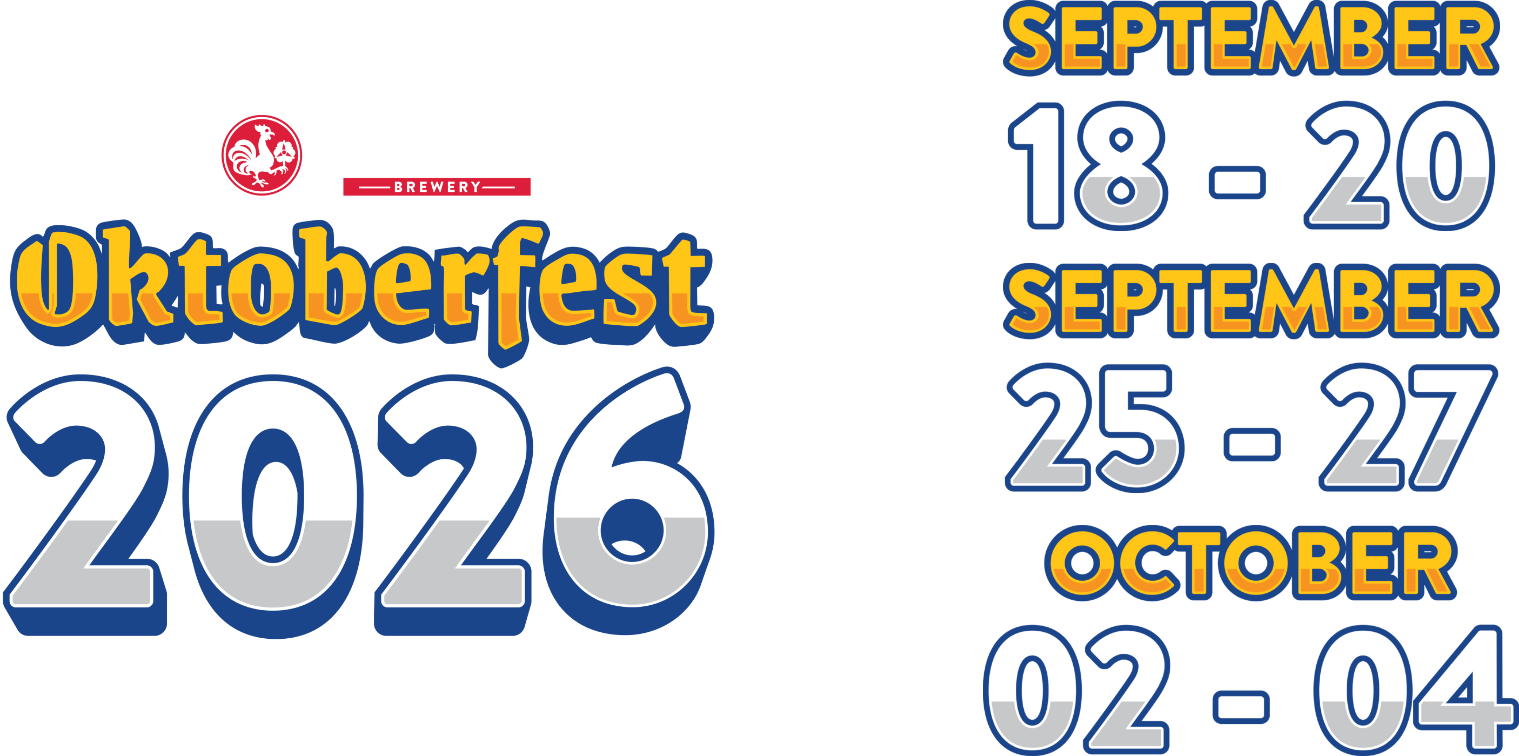 Oktoberfest 2026, September 18th to 20th, 25th to 27th, and October 2nd to 4th