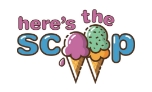 Here's the Scoop logo top