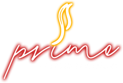 Prime Steakhouse logo scroll