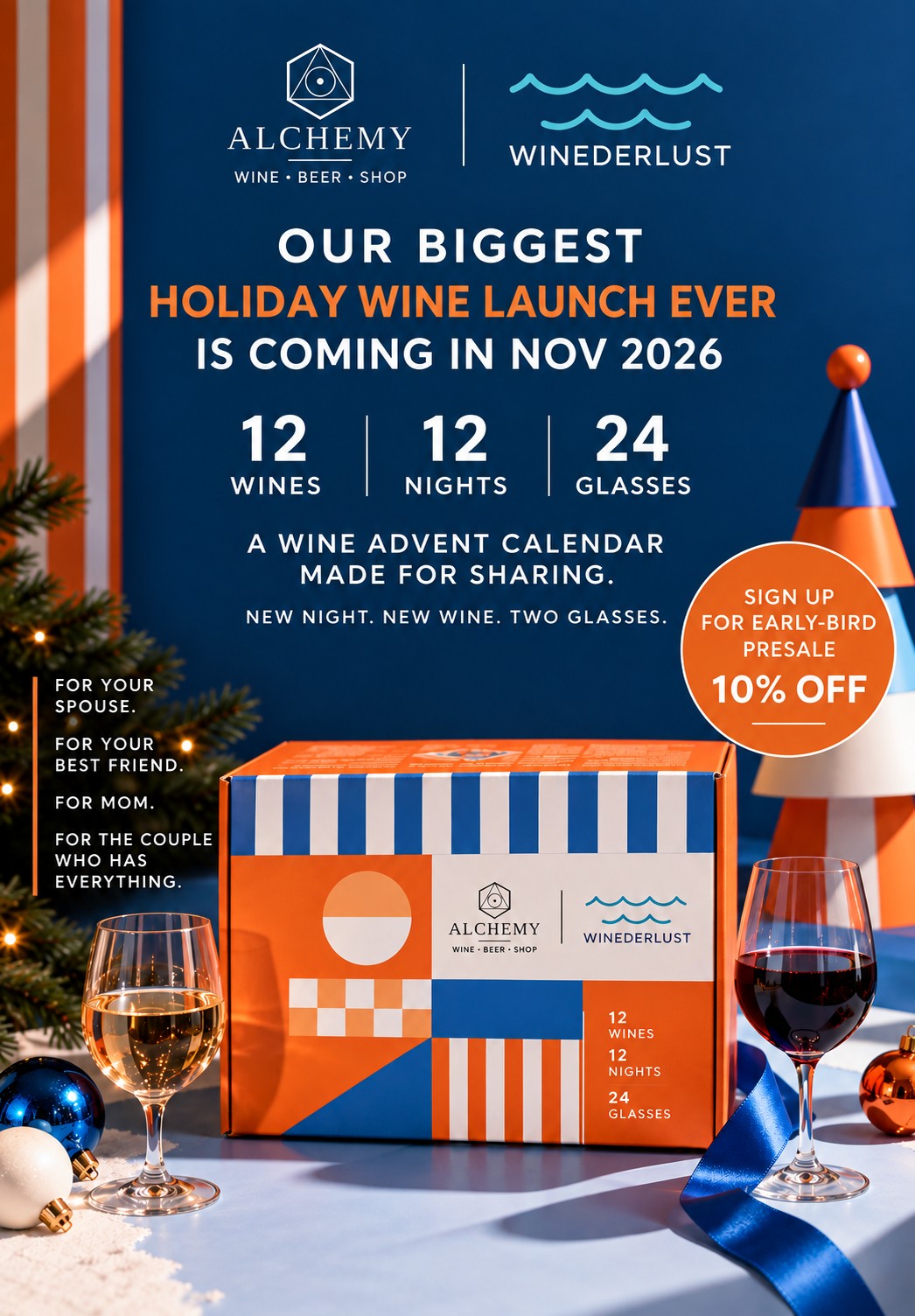 Our biggest holiday wine launch ever is coming in Nov 2026