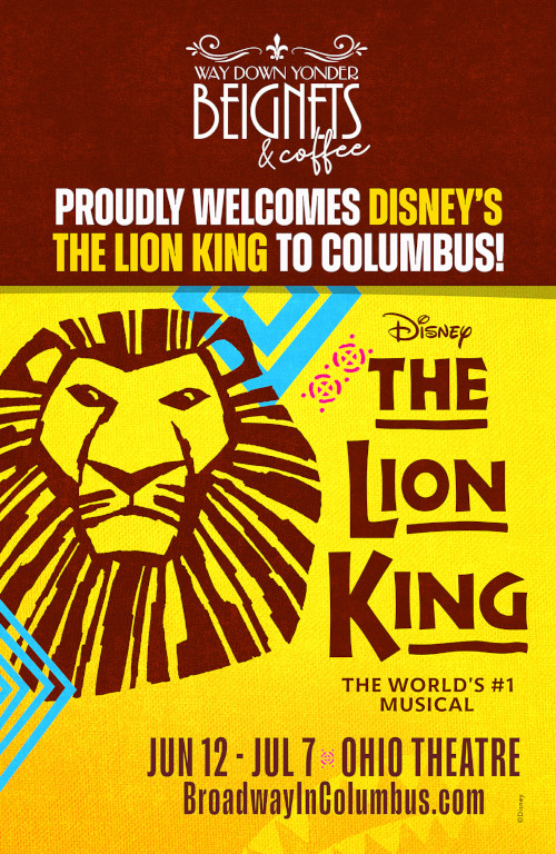 The lion king flyer.