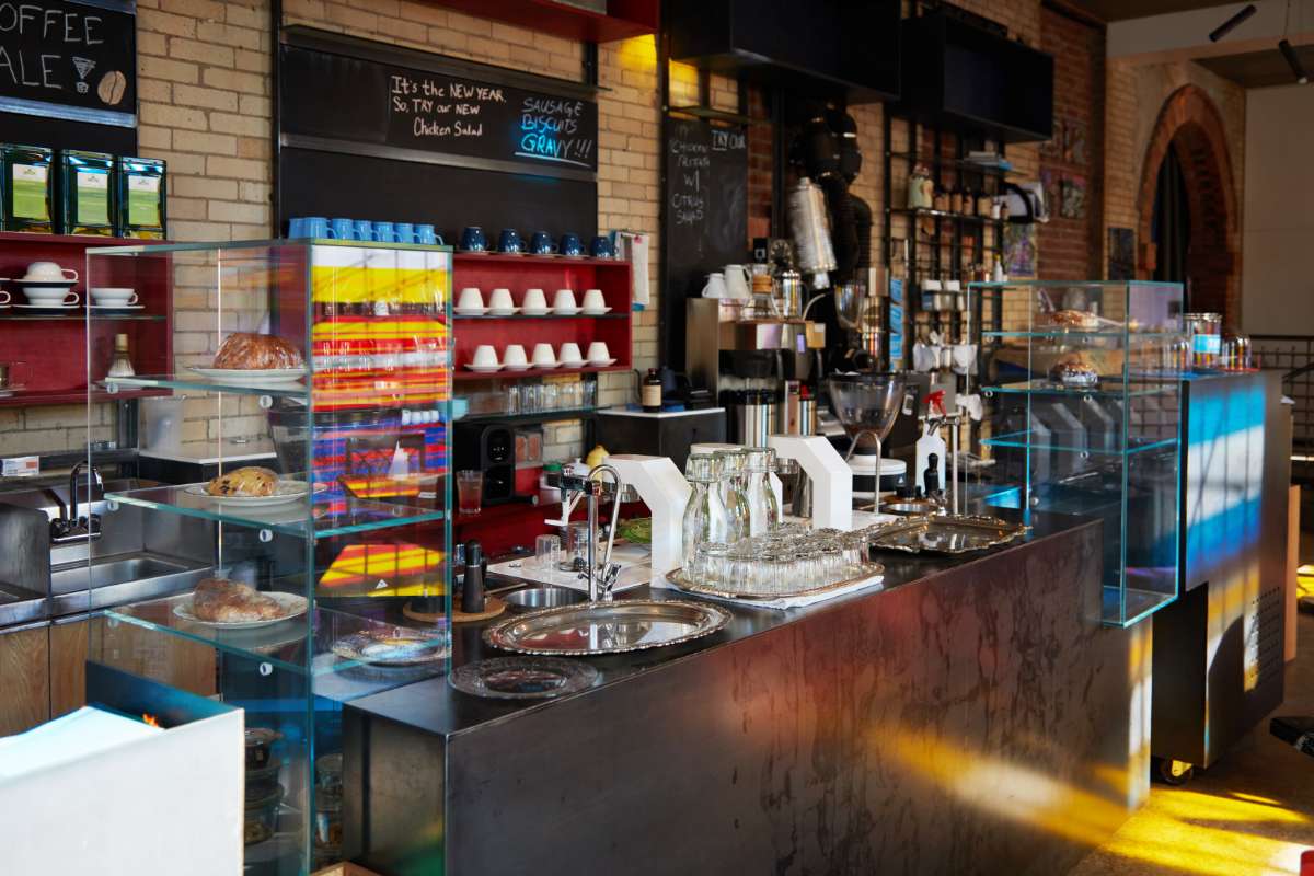 Interior, coffee bar & counter