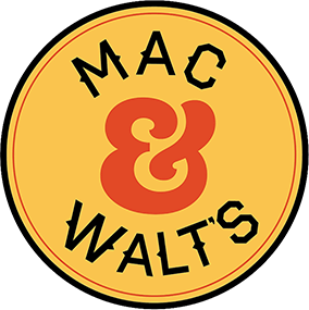 Mac & Walt's logo scroll