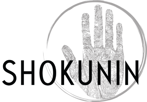 SHOKUNIN logo scroll