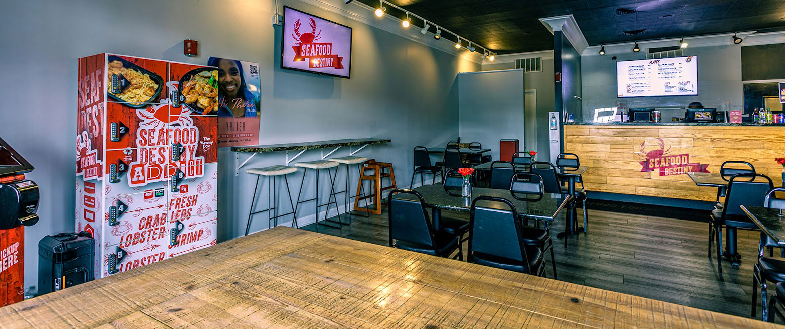 Interior, dining area