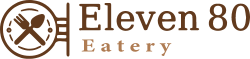 Eleven 80 Eatery logo scroll