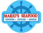 Mario's Seafood logo scroll
