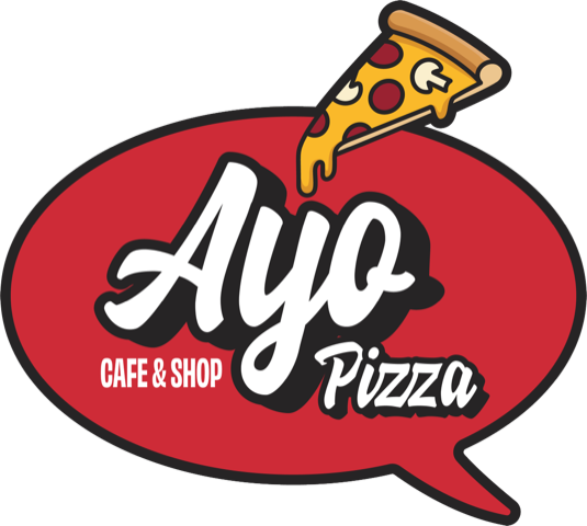 Ayo Pizza Cafe & Shop logo scroll