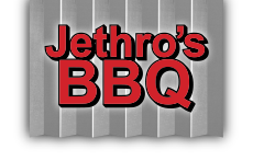 Jethro's BBQ Lakehouse logo scroll