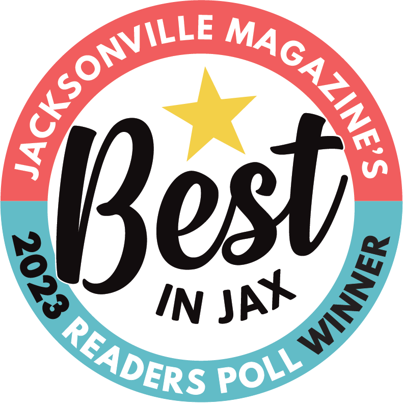 Jacksonville Magazines's 'Best in Jax 2023 Reader's Poll' badge