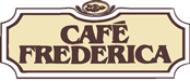 Cafe Frederica logo scroll