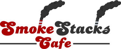 SmokeStacks Cafe logo scroll