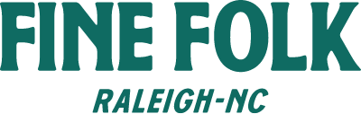 Fine Folk logo scroll