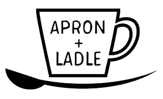 Apron + Ladle logo scroll