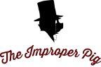 The Improper Pig - Fort Mill logo scroll