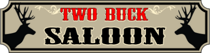 Two Buck Saloon logo top