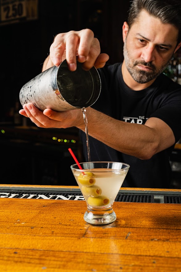 bartender making drink