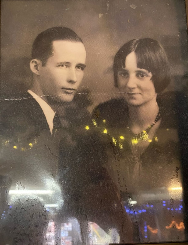 Old couple photo