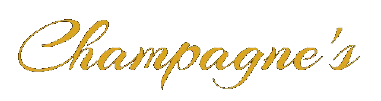 Champagnes Cafe logo scroll
