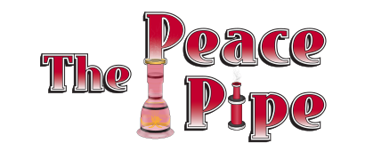 The Peace Pipe logo top