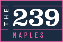 The 239 Naples logo scroll