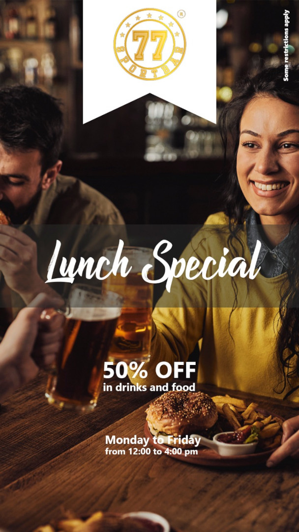 Lunch special flyer