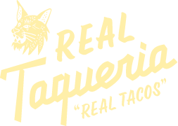 Real Taqueria logo scroll